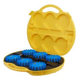 Set of 6 SPIRALED Blue Beacons